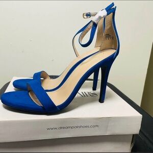 Dream Pairs Vibrant Blue Stiletto Heels